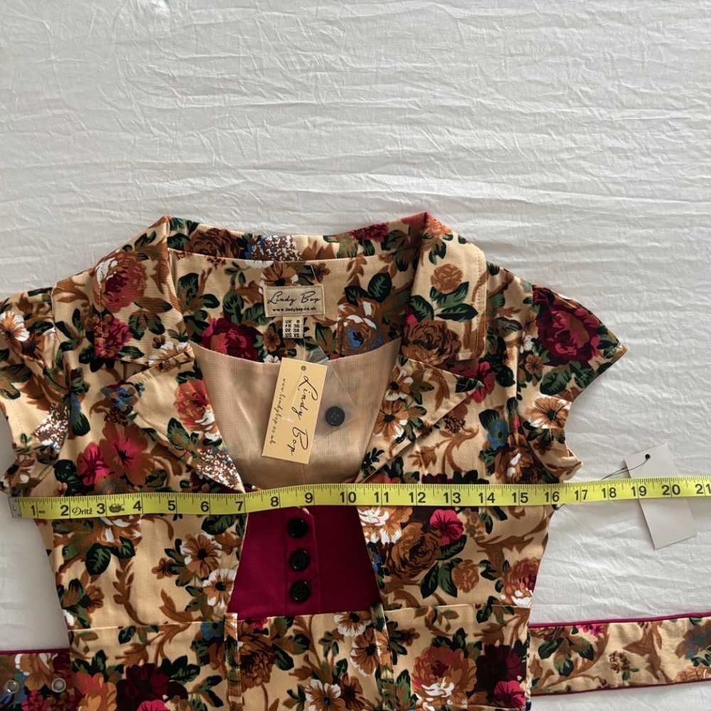 New With Tags! Lindy Bop  Geneva Dress XS TODAY ONLY $35 APRIL 1st! - Picture 6 of 9